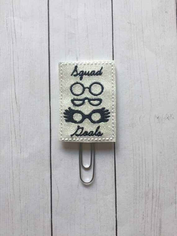 HP Squad Goals Clip/Planner Clip/Bookmark. Wizard Planner Clip. Luna Planner Clip. Goals Planner Clip. Squad Goals Planner Clip