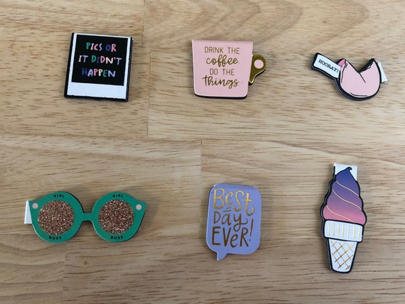 Best Day Ever Magnetic Clips. Magnetic Planner Clips. Magnetic Bookmarks.Girl Planner Clip. Choose Your Design