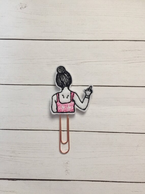 Salty Girl Clip/Planner Clip/Bookmark. Don't Care Planner Clip. Mature Planner Clip