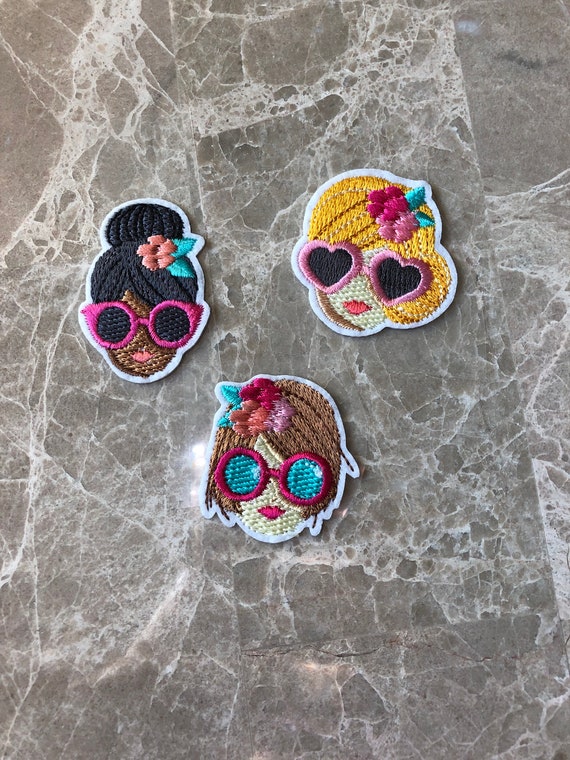 Summer Girls Planner Patches. Girl Planner Clips. Planner Patches. Girl Planner Stickers. Summer Planner Stickers