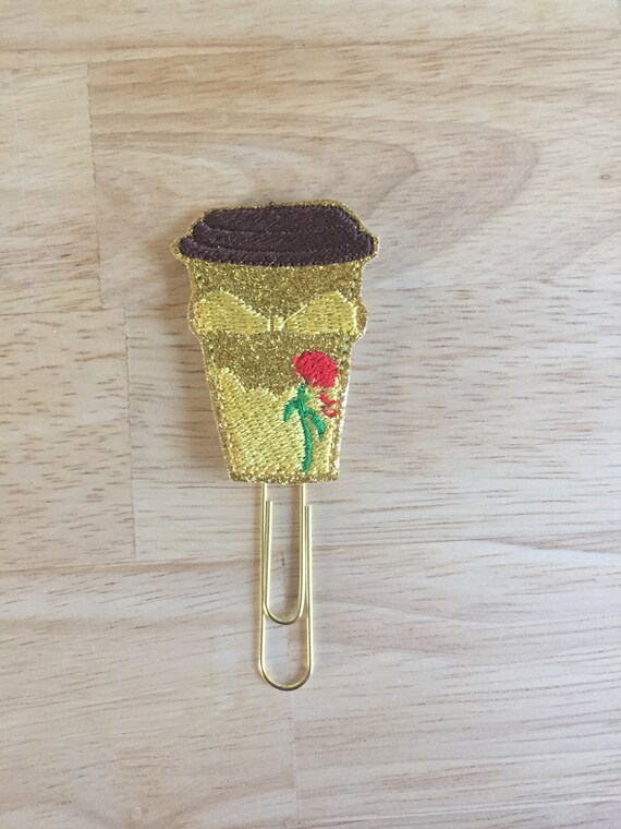 Belle Latte Clip/Planner Clip/Bookmark. Princess Coffee Cup. Beauty Planner Clip. Coffee Planner Clip. Belle Planner Clip