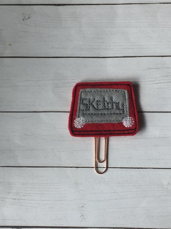 Sketchy Clip/Planner Clip/Bookmark. Snarky Planner Clip. Etch A Sketch Planner Clip. Word Planner Clip. Retro Planner Clip