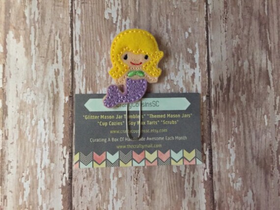 Mermaid Clip/Planner Clip/Bookmark. Mermaid Planner Clip. Summer Planner Clip. Beach Planner Clip