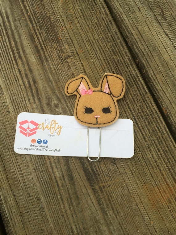 Easter bunny Planner Clip/Planner Clip/Bookmark. Easter planner clip