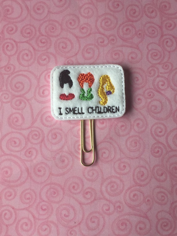 Hocus Pocus I Smell Children Planner Clip. Hocus Pocus Planner Clip. Halloween Planner Clip. Movie Planner Clip