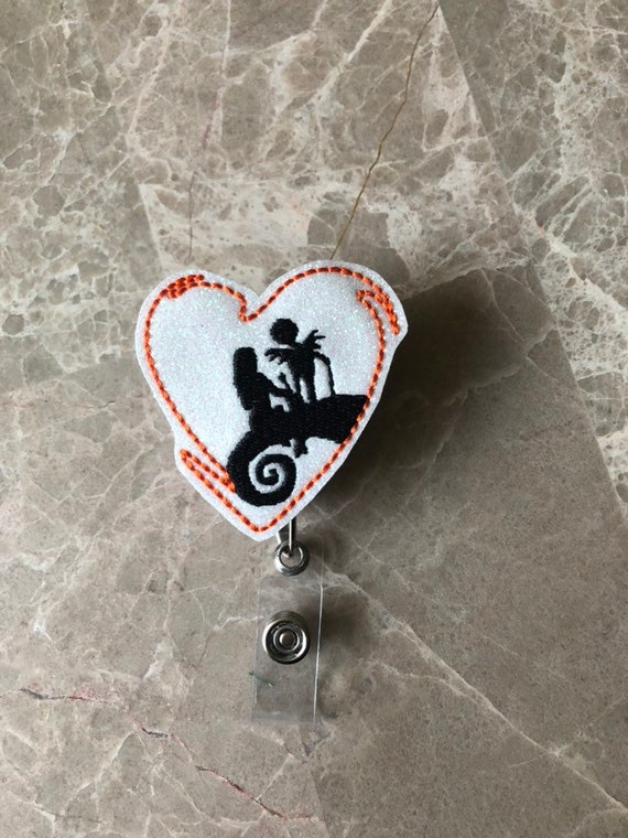 Nightmare Badge Reel/ Badge Reel/Nurse Badge Reel. Pumpkin Badge Reel/Halloween badge reel
