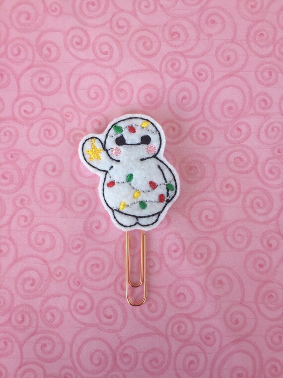 Christmas Big Hero Planner Clip. Hero Planner Clip. Bayman Planner Clip. Christmas Planner Clip. Christmas light planner clip