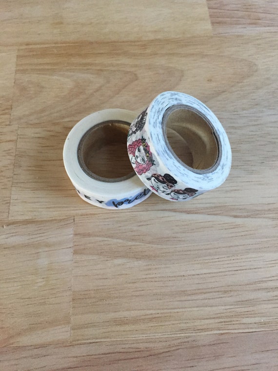 Pretty Lady Washi Tape/Paper Tape/Decorative Tape/Packaging. GirlWashi. Pretty Lady Washi. 2 Styles to choose from