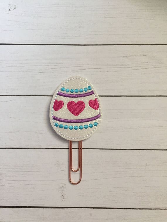 Glitter Easter Egg Planner Clip/Planner Clip/Bookmark. Easter Planner Clip. Egg Planner Clip. Glitter Planner Clip. Easter Planner