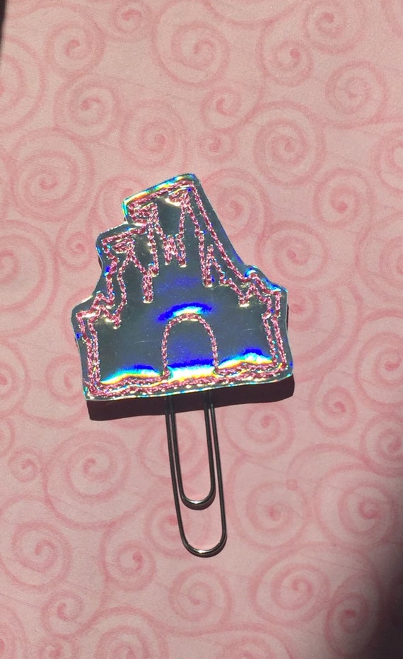 Holographic Castle planner Clip/Planner Clip/Bookmark. Character Planner Clip. Princess Planner Clip. Castle planner clip. Princess Castle
