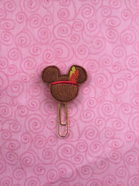 Indian Mouse Planner Clip. Mouse Planner Clip. Fall Planner Clip. Thanksgiving Planner Clip. Native American Planner Clip