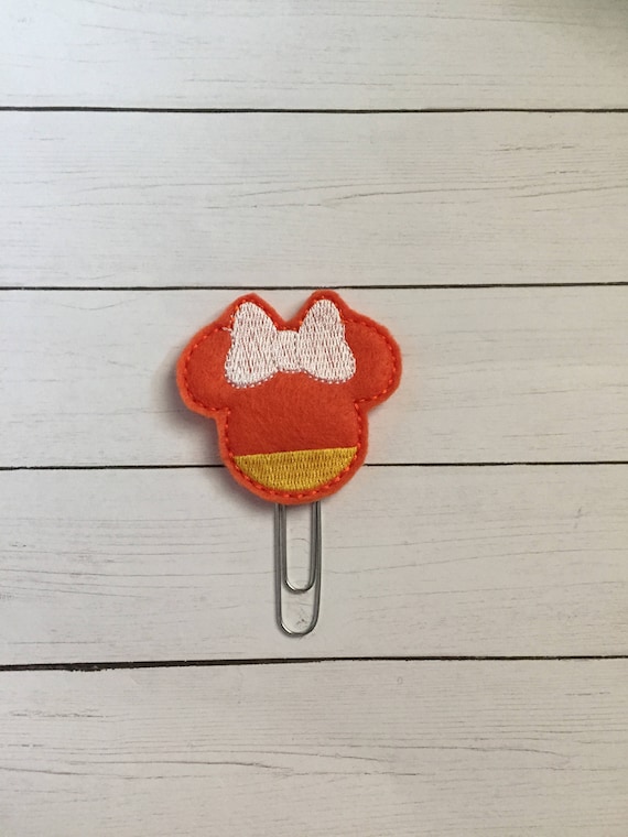 Miss Mouse Candy Corn Clip/Planner Clip/Bookmark. Mouse Planner Clip. Halloween Planner Clip. Halloween Mouse Planner Clip. Candy Corn Clip