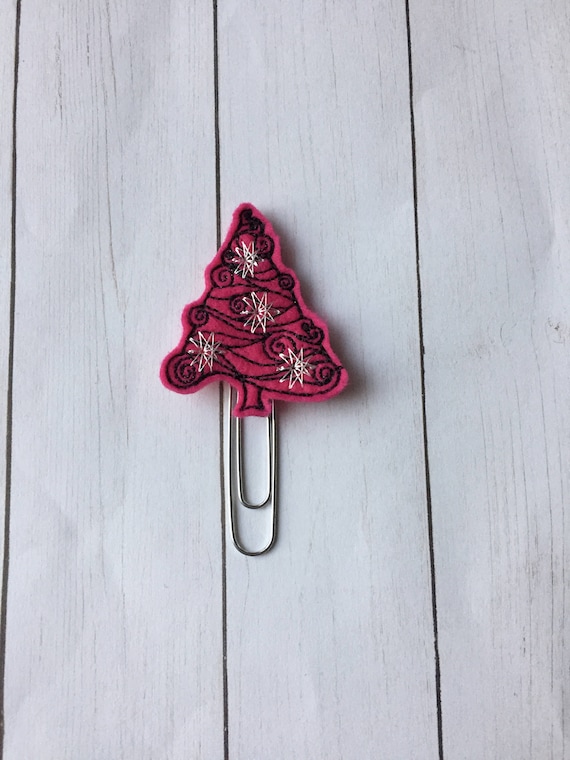 Artsy Christmas Tree planner Clip/Planner Clip/Bookmark. Tree Planner Clip. Christmas Tree Planner Clip. Christmas Planner Clip. Holiday