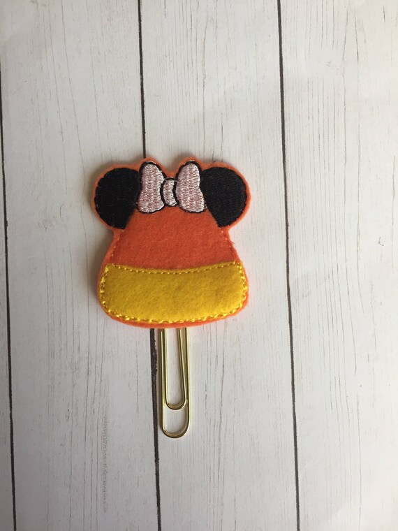 Miss Mouse Candy Corn planner Clip/Planner Clip/Bookmark. Mouse Planner Clip. Candy Corn Planner Clip. Halloween Planner Clip