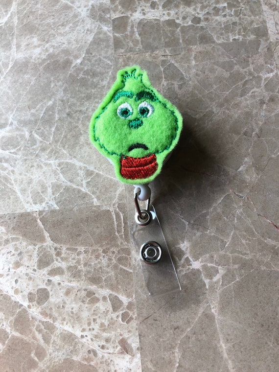 Mean Green Cutie Badge Reel/Christmas Badge Reel/Nurse Badge Reel/Teacher Badge Reel