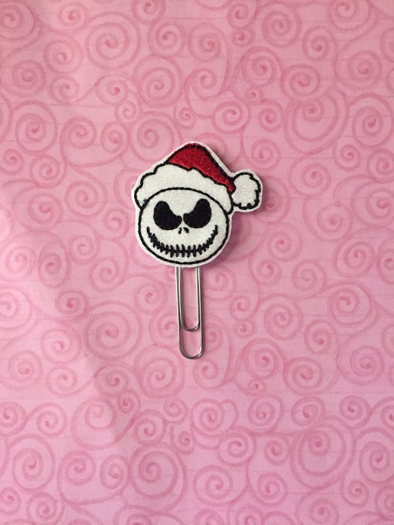 Jack Santa Clip/Planner Clip/Bookmark. Winter Planner Clip. Christmas Planner Clip. Nightmare Planner Clip. Santa Planner Clip
