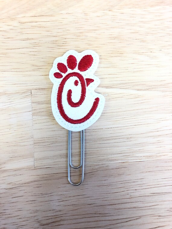 Chicken Restaurant Planner Clip/Planner Clip/Bookmark. Planner Clip. Food Planner Clip. Chic fil A Planner Clip