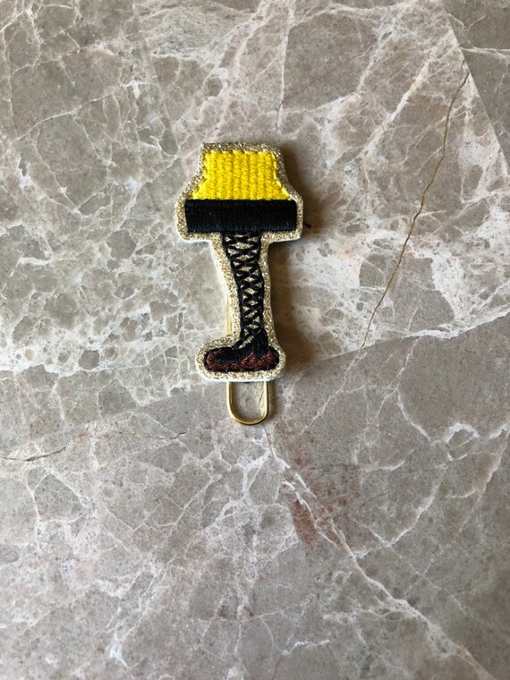 Leg Lamp planner Clip/Planner Clip/Bookmark. Glitter Planner Clip. A Christmas Story Planner Clip. Christmas Planner Clip.