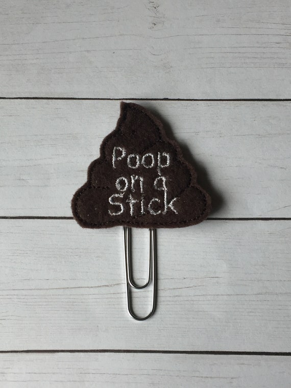 Poop On A Stick Planner Clip. Poop Planner Clip. Poop Emoji Planner Clip. Emoji Planner Clip. Word Planner Clip. Snarky Planner Clips