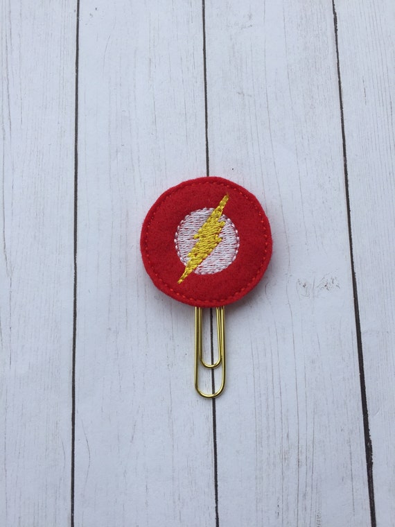 Flash Logo Planner Clip/Planner Clip/Bookmark. Flash Planner Clip. Super Hero Planner Clip. Hero Planner Clip.