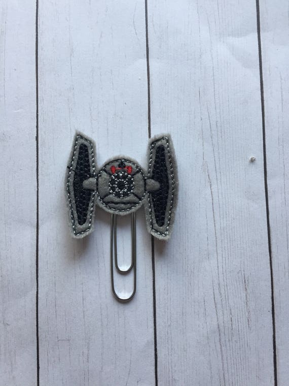 Fighter Planner Clip/Bookmark. Star Wars planner clip