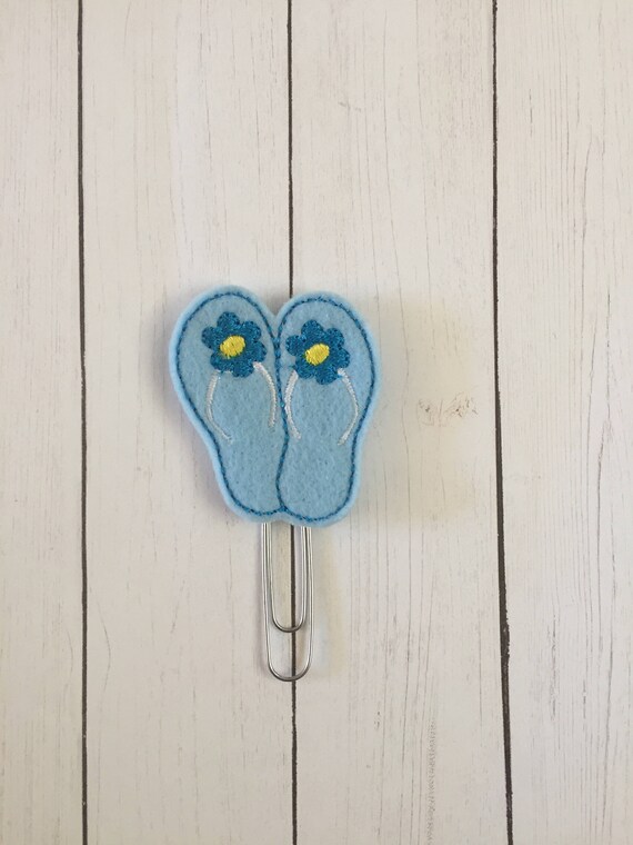 Flip Flops Clip/Planner Clip/Bookmark. Sandals Planner Clip. Summer Planner Clip. Shoe Planner Clip