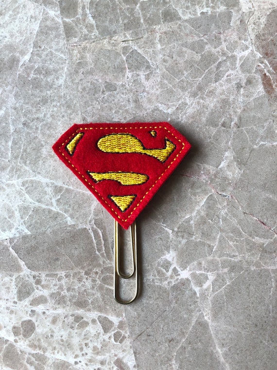 Super Symbol Planner Clip/Paper Clip/Feltie Clip. Character Planner Clip. Hero Planner Clip. Superman Planner Clip. Super Hero Clip