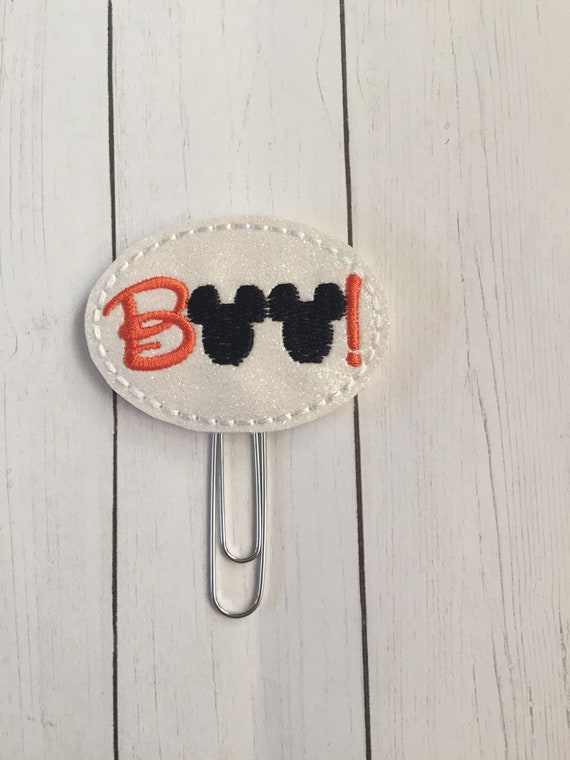 Glitter Boy Mouse Boo Planner Clip/Planner Clip/Bookmark. Glitter Planner Clip. Mouse Planner Clip. Boo Planner Clip. Halloween Clip