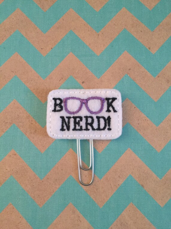 Book Nerd Paper Clip/Planner Clip/Bookmark