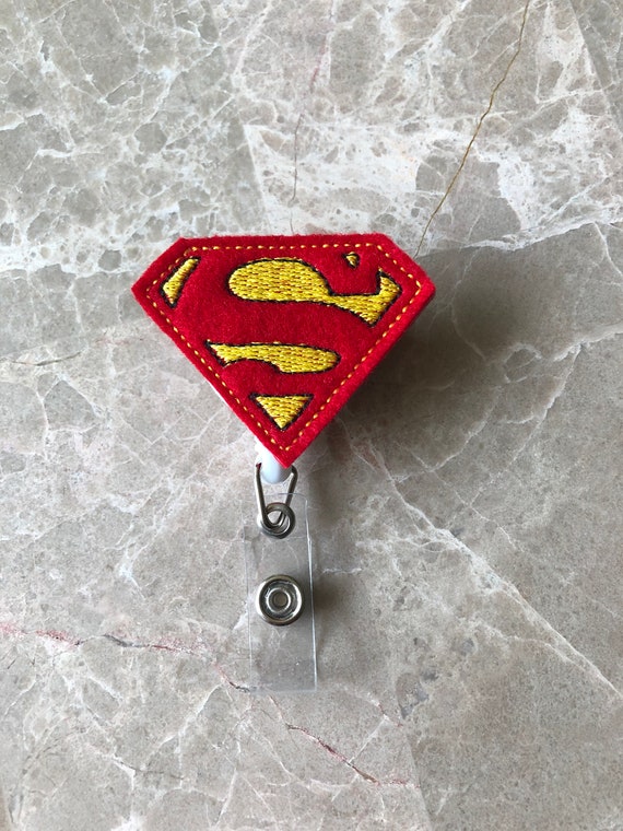 Super Hero Badge Reel/Hero Badge Reel/Nurse Badge Reel. Superman Badge Reel