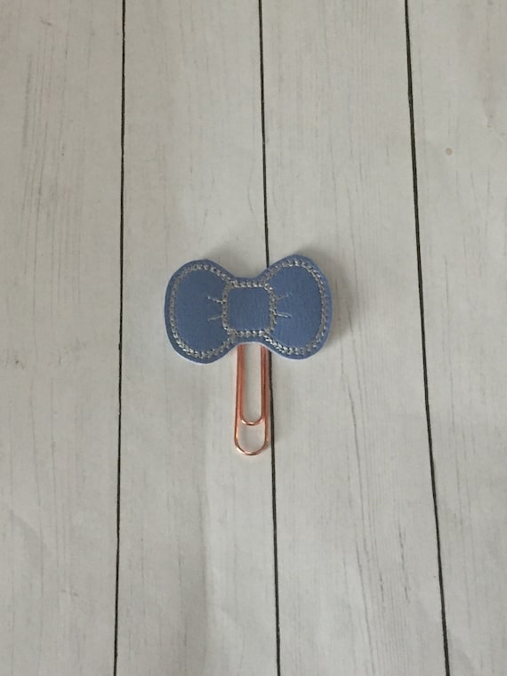 Periwinkle Bow planner Clip/Planner Clip/Bookmark. Bow Planner Clip. Kitty Bow Planner Clip. Hello Bow Planner Clip. Purple Bow Clip