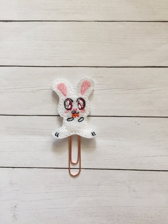 Killer Bunny Planner Clip/Planner Clip/Bookmark. Bunny Planner Clip. Killer Planner Clip