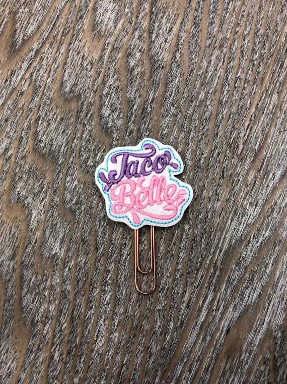 Taco Belle Clip/Planner Clip/Bookmark. Princess Coffee Cup. Belle Planner Clip. Taco Planner Clip. Foodie Planner Clip