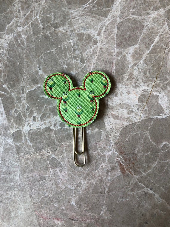 LIMITED EDITION Mean Green Pattern Mouse Planner Clip/Planner Clip/Bookmark. Mouse Planner Clip. Christmas Planner Clip