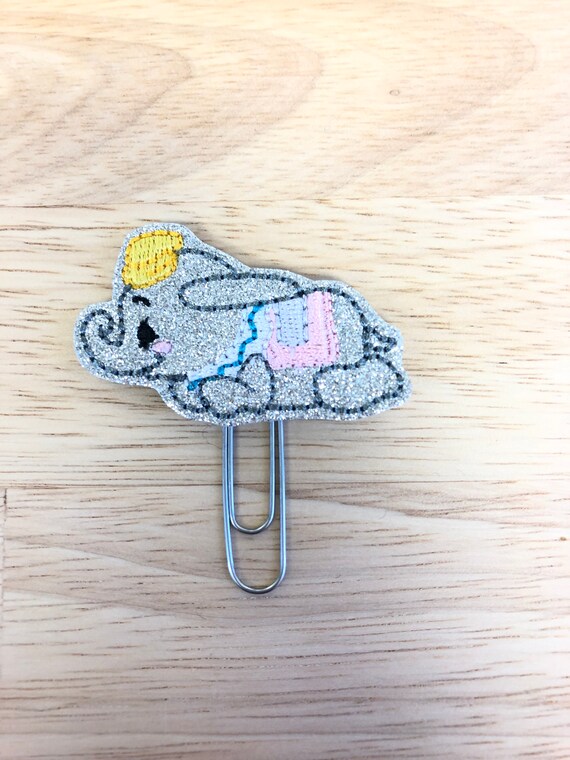 Circus Elephant Ride Planner Clip/Planner Clip/Bookmark. Dumbo Planner Clip. Elephant Planner Clip.