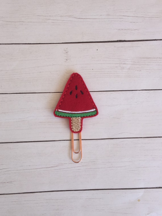 Watermelon Popsicle Planner Clip. Watermelon Planner Clip. Popsicle Planner Clip. Food Planner Clip. Fruit Planner Clip. Summer Planner Clip
