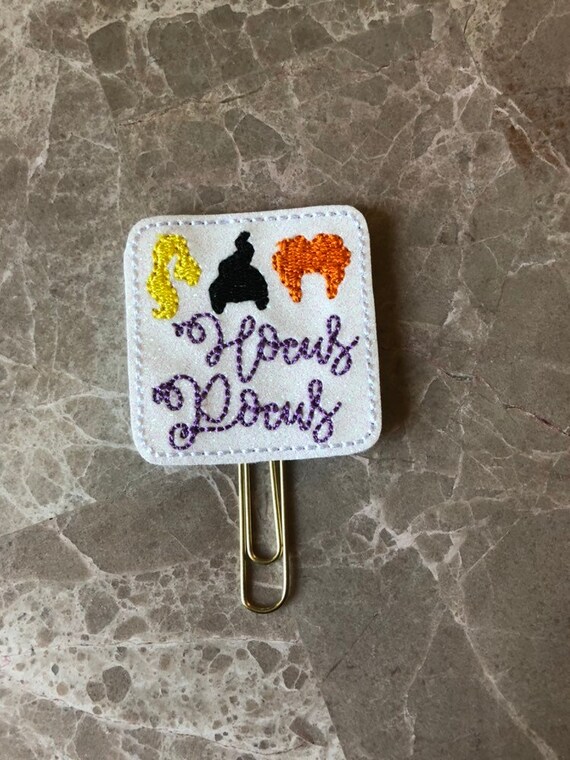 Glitter Sanderson Hocus Pocus Planner Clip. Hocus Pocus Planner Clip. Halloween Planner Clip. Movie Planner Clip