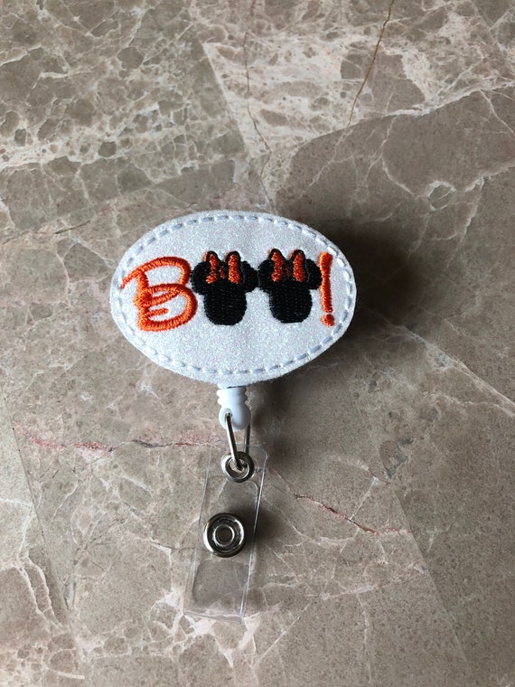 Boo Mouse Badge Reel/Fall Badge Reel/Halloween Badge Reel/Nurse Badge Reel/Mickey Badge Reel