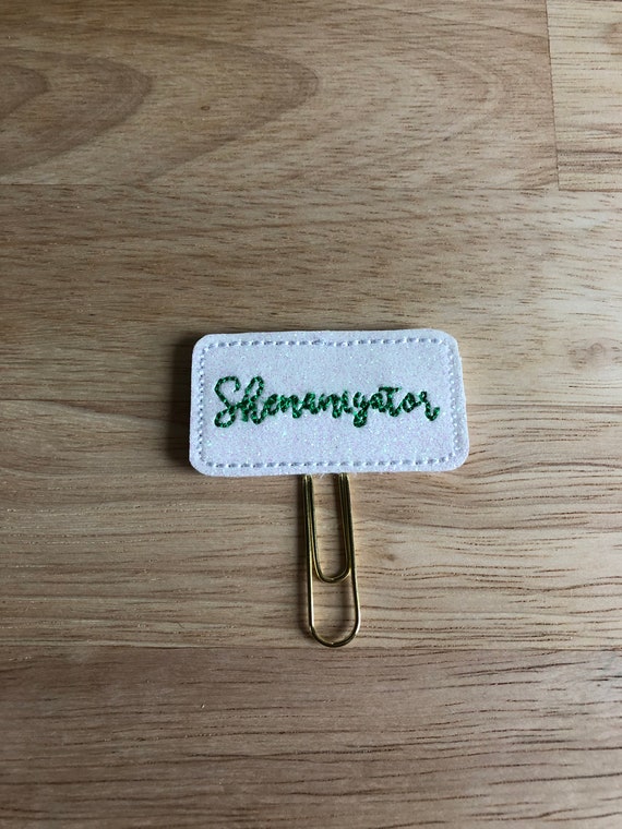 Shenanigator St Patrick's Day Clip/Planner Clip/Bookmark. St. Patrick's Planner Clip. Lucky Planner Clip. Irish Planner Clip