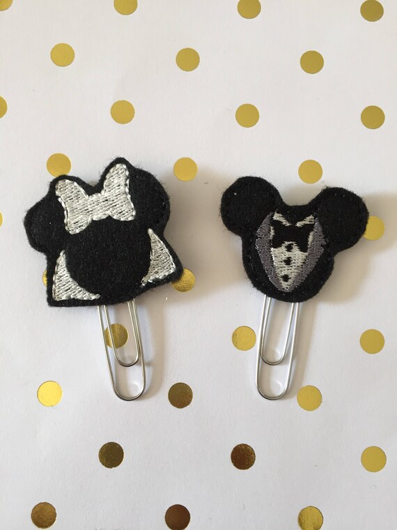 Mr. And Mrs. Mouse planner Clip/Planner Clip/Bookmark. Character Planner Clip. Mouse Planner Clip. Couple planner clip. Wedding planner clip