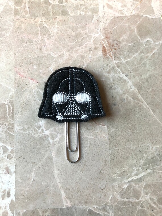 Darth Planner Clip/Bookmark. Star Wars planner clip. Star Planner Clip. Character Planner Clip