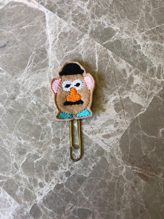 Potato Head Paper Clip/Planner Clip. Mr Potato Head planner clip. Toy Planner Clip. Toy Story Planner. Potato Planner Clip