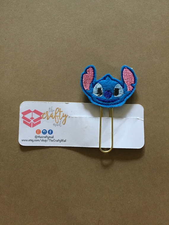 Stitch planner Clip/Planner Clip/Bookmark. Character Planner Clip