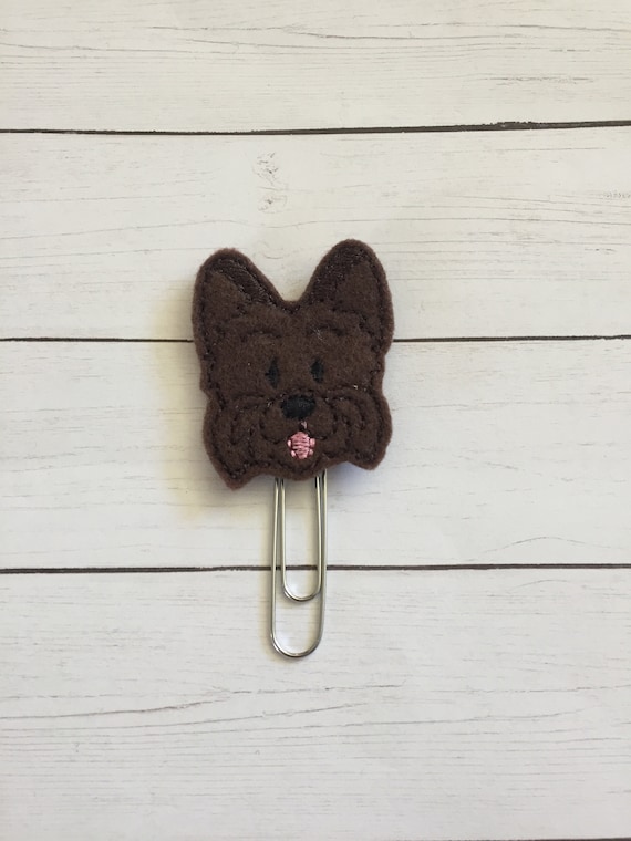 Yorkie Planner Clip/Planner Clip/Bookmark. Dog Planner Clip. Puppy Planner Clip. Toto Planner Clip. Animal Planner Clip