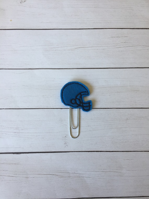 Panthers Football Clip/Planner Clip/Bookmark. Football Planner Clip. Panther Football Clip. Sports Planner Clip. Helmet Planner Clip