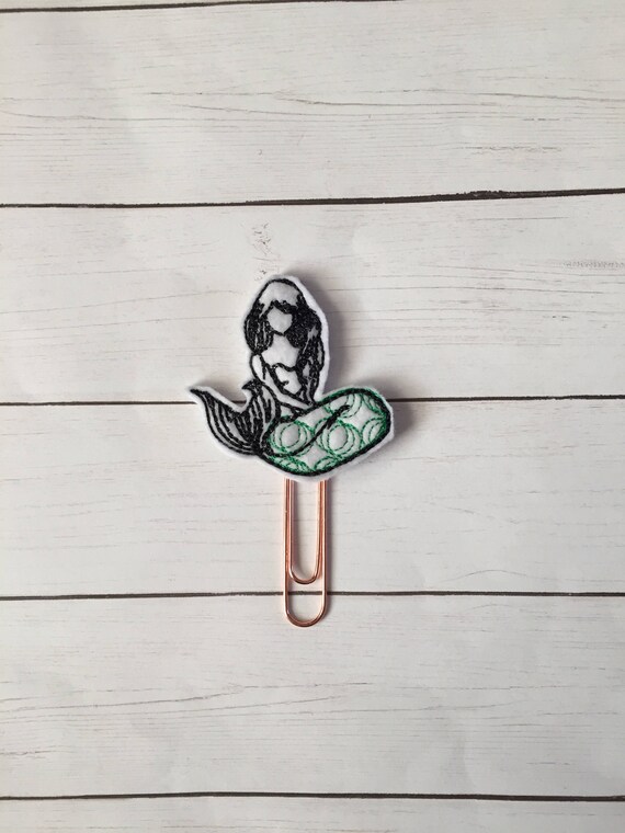 Artsy Mermaid planner Clip/Planner Clip/Bookmark. Mermaid Planner Clip. Fish Planner Clip. Summer Planner Clip.