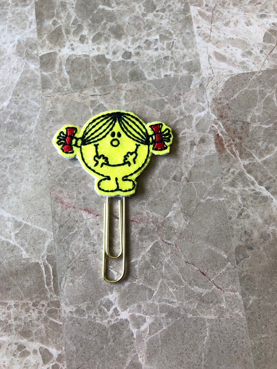 Little Miss Sunshine Planner Clip/Planner Clip/Bookmark. Sunshine Planner Clip. Character Planner Clip