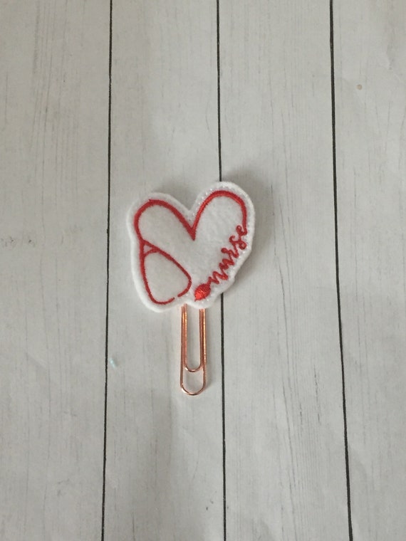 Nurse Heart Planner Clip. Stethoscope Planner Clip. Nurse Planner Clip. Doctor Planner Clip. Hospital Planner Clip. Health Planner Clip