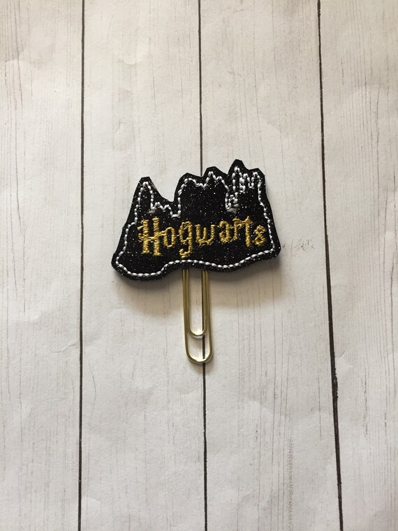 HP Hogwarts Clip/Planner Clip/Bookmark. Wizard Planner Clip. Harry Potter Planner Clip. Hogwarts Planner Clip