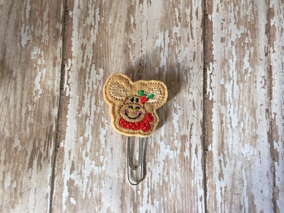 Christmas Moose Paper Clip. Moose planner clip. Christmas planner clip. Holiday planner clip